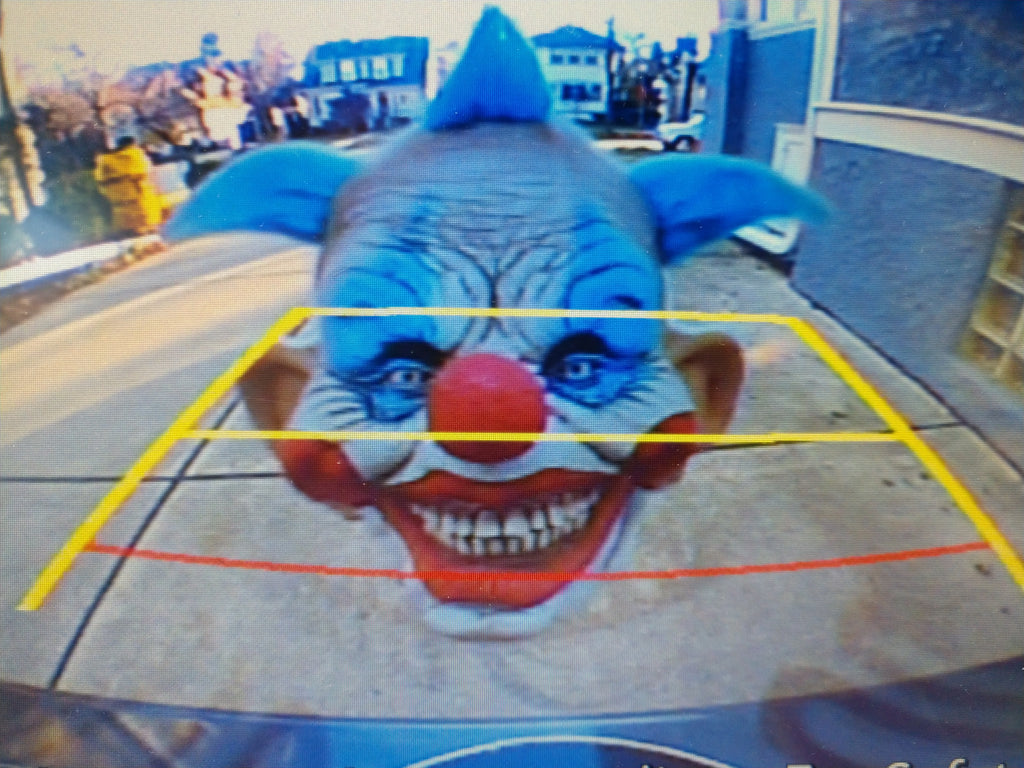 Scary Clown Back Up Camera Prank - Prankyz